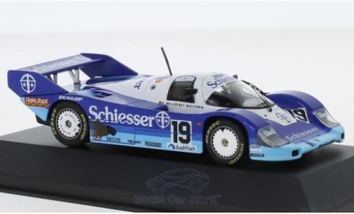Diecast model cars Porsche 956 1985 B No.19 Brun Schiesser 1000 Km Hockenheim S.Bellof/T.Boutsen 1/43 CMR