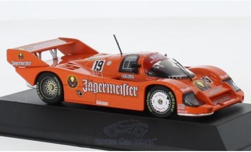 Diecast model cars Porsche 956 1984 K No.19 Brun J&Atilde;&curren;germeister 1000 Km Imola S.Bellof/H-J.piece 1/43 CMR