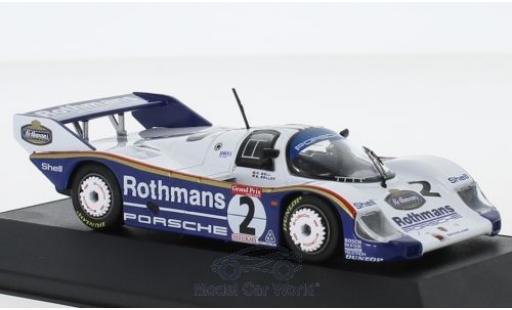 Diecast model cars Porsche 956 1983 K No.2 Rothmans 1000 Km Brands Hatch S.Bellof/D.Bell 1/43 CMR