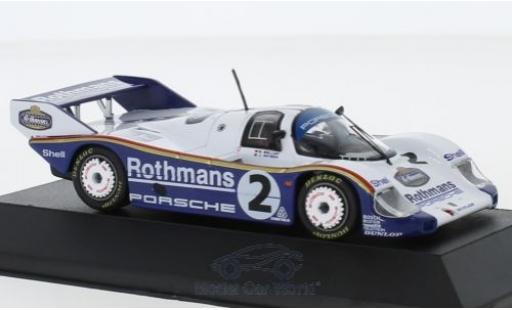 Diecast model cars Porsche 956 1984 K No.2 Rothmans 1000 Km Fuji S.Bellof/J.Watson 1/43 CMR