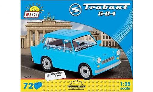 Diecast model cars Trabant 601 Base blue Bausteine Anzahl le Bl&Atilde;&para;cke: 72 1/35 Cobi