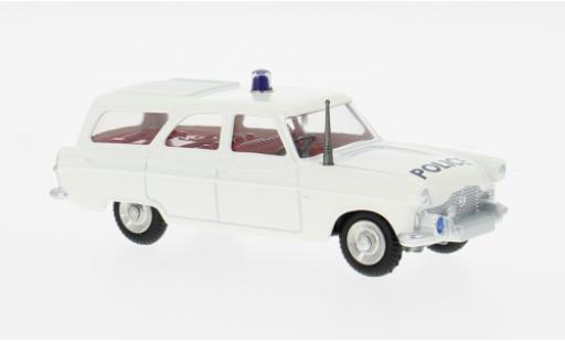 Diecast model cars Ford Zephyr Police Motorway Patrol white 1960 1/48 Corgi