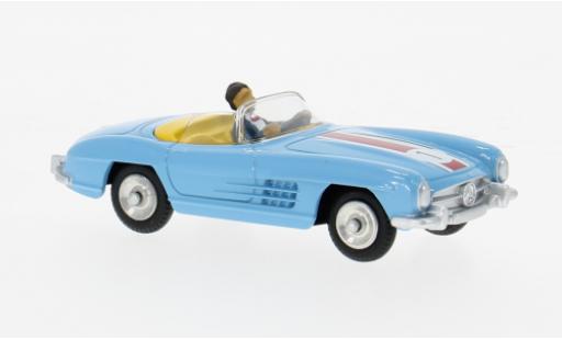 Diecast model cars Mercedes 300 Base SL blue/yellow 1958 1/43 Corgi