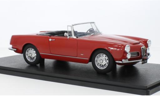 Diecast model cars Alfa Romeo 2600 spider Touring red 1961 1/18 Cult Scale Models