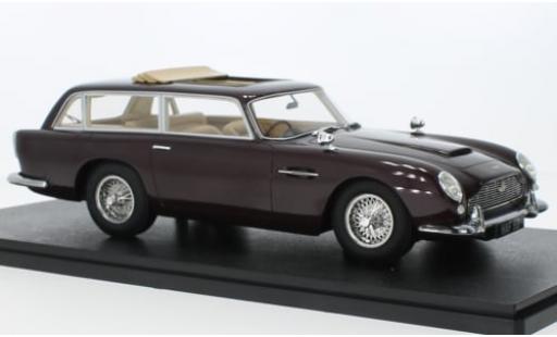 Diecast model cars Aston Martin DB5 shooting brake harold radford metallise red RHD 1964 1/18 Cult Scale Models