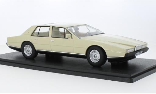 Diecast model cars Aston Martin Lagonda saloon beige 1985 1/18 Cult Scale Models