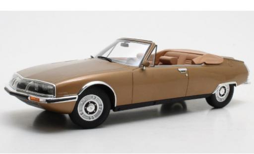 Diecast model cars Citroen SM Chapron Mylord gold 1971 1/18 Cult Scale Models