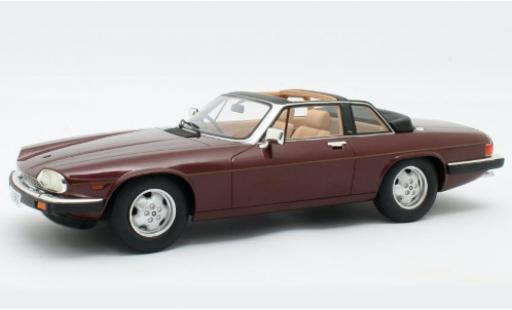 Diecast model cars Jaguar XJ XJ-SC -SC metallise red RHD 1983 1/18 Cult Scale Models