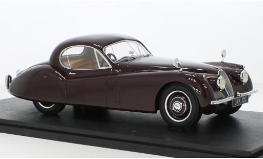 Diecast model cars Jaguar XK 120 FHC red RHD 1951 1/18 Cult Scale Models