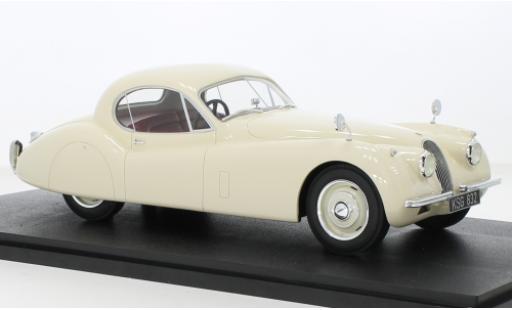 Diecast model cars Jaguar XK 120 FHC beige RHD 1951 1/18 Cult Scale Models
