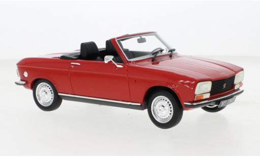 Diecast model cars Peugeot 304 Cabriolet Convertible red 1973 1/18 Cult Scale Models