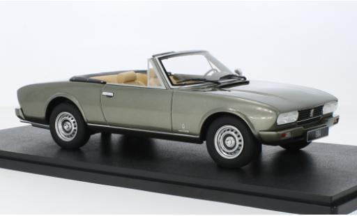 Diecast model cars Peugeot 504 Cabriolet metallise green 1983 1/18 Cult Scale Models