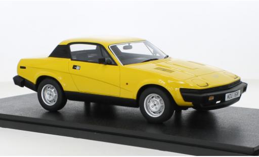 Diecast model cars Triumph TR7 1980 yellow RHD 1/18 Cult Scale Models