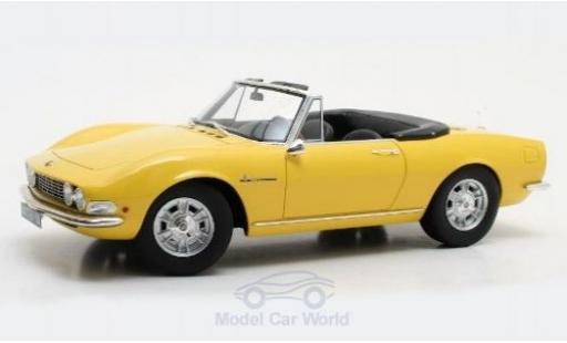 Diecast model cars Fiat Dino Spider Spyder yellow 1966 1/18 Cult Scale Models