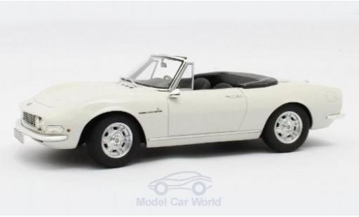 Diecast model cars Fiat Dino Spider Spyder white 1966 1/18 Cult Scale Models