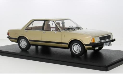 Diecast model cars Ford Granada Berlina 2.8 Ghia Saloon gold 1978 1/18 Cult Scale Models
