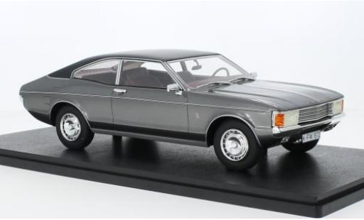Diecast model cars Ford Granada Coupe MKI 2300 GXL metallise grey 1972 1/18 Cult Scale Models