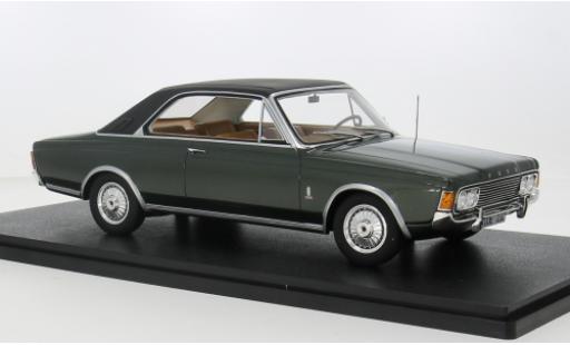 Diecast model cars Ford Taunus 17M P7 P7b Coupe green 1969 1/18 Cult Scale Models