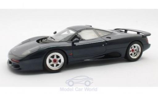 Diecast model cars Jaguar XJ XJ-R -R metallic blue RHD 1990 1/18 Cult Scale Models