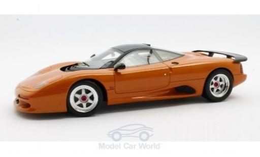 Diecast model cars Jaguar XJ XJ-R -R metallic orange RHD 1990 1/18 Cult Scale Models
