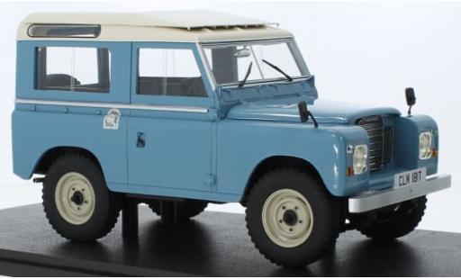 Diecast model cars Land Rover 88 Series III blue RHD 1978 1/18 Cult Scale Models