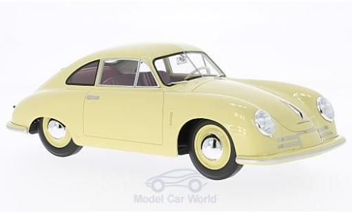 Diecast model cars Porsche 356 Gmund -2 Gm&Atilde;&frac14;nd yellow 1948 without Vitrine 1/18 Cult Scale Models