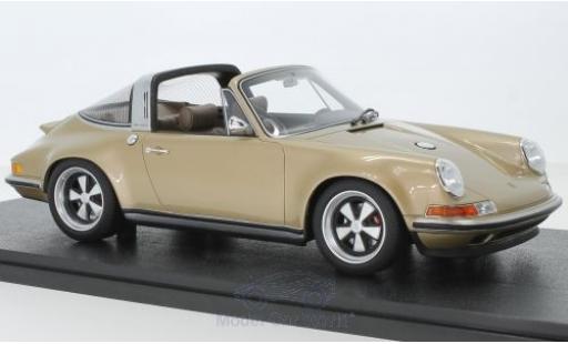 Diecast model cars Porsche 911 Targa metallic gold Singer 1/18 Cult Scale Models