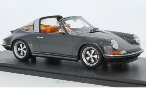Diecast model cars Porsche 911 Targa metallic grey Singer 1/18 Cult Scale Models