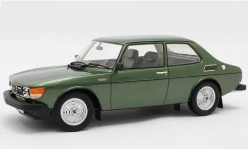 Diecast model cars Saab 99 Turbo metallic green 1978 1/18 Cult Scale Models