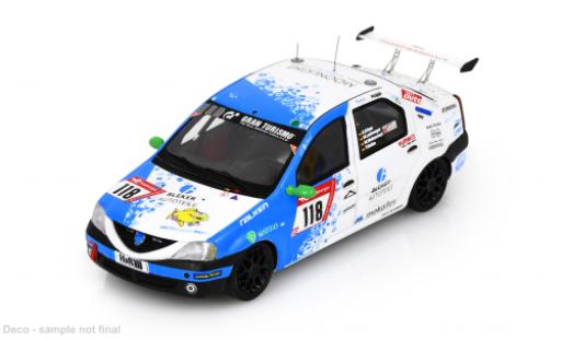 Diecast model cars Dacia Logan course 24h N&Atilde;&frac14;rburgring 2023 Team SwiftWing.de #118 O.Kriese/M.Lachmayer 1/43 Spark