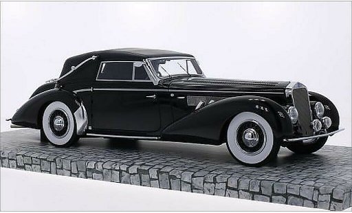 Delage D8-120 Cabriolet 1/18 Minichamps Convertible black 1939 diecast model cars