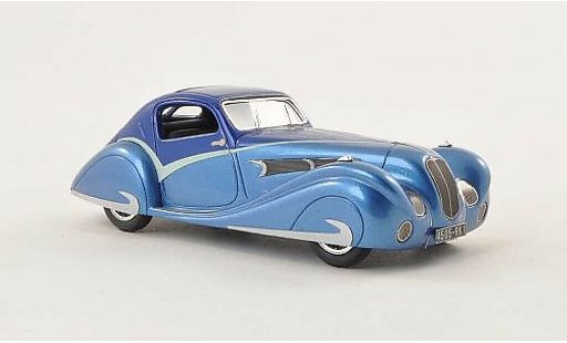Delahaye 135 Coupe 1/43 Luxcar Competition Figoni & Falaschi blue/blue 1936 diecast model cars
