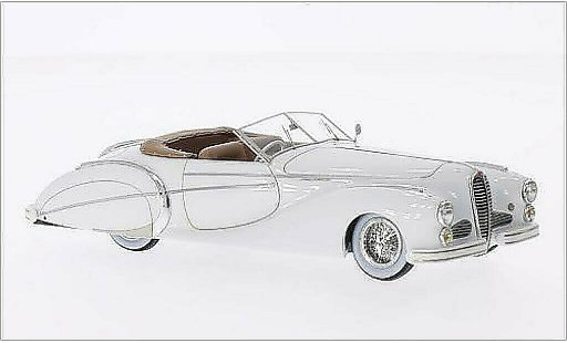 Delahaye 135 Roadster 1/43 Chromes MS Saoutchik white RHD 1949 diecast model cars