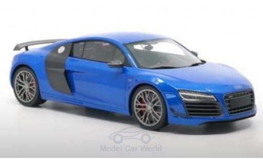 Diecast model cars Audi R8 lmx metallic blue 2014 1/18 DNA Collectibles
