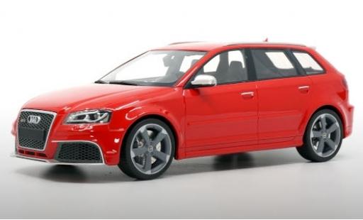 Diecast model cars Audi RS3 sportback (8P) red 2011 avec grey jantes 1/18 DNA Collectibles