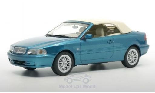 Diecast model cars Volvo C70 Cabriolet Convertible metallic turquoise 1999 1/18 DNA Collectibles