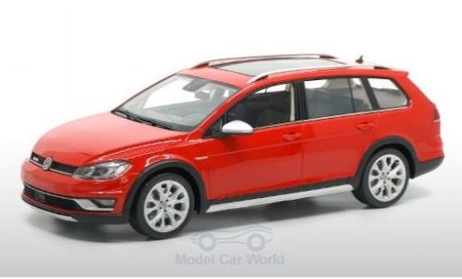 Diecast model cars Volkswagen Golf Alltrack VII red 2015 1/18 DNA Collectibles