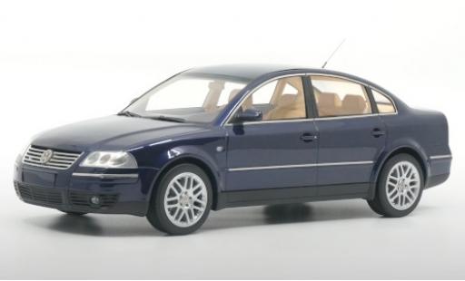 Diecast model cars Volkswagen Passat B5 ( GP) W8 4Motion blue 2001 1/18 DNA Collectibles