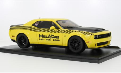 Diecast model cars Dodge Challenger Coupe NYC Hellcab 1/18 Solido
