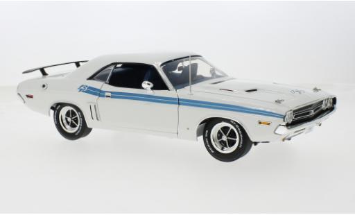 Diecast model cars Dodge Challenger R/T white 1/18 ACME
