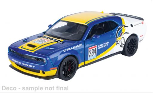 Diecast model cars Dodge Challenger SRT Hellcat Widebody 2018 #284 1/24 Motormax