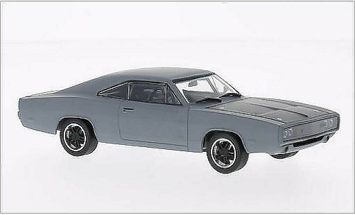 Dodge Charger R/T 1/43 Greenlight matt-grey/black 1970 diecast model cars