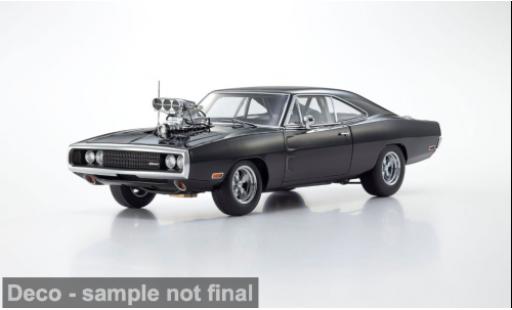 Diecast model cars Dodge Charger R/T black 1970 1/18 Kyosho