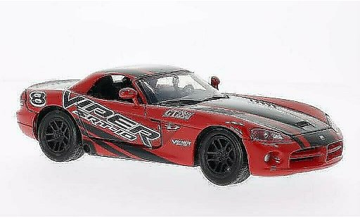 Dodge Viper SRT 10 1/24 Motormax - No.8 red/black diecast model cars