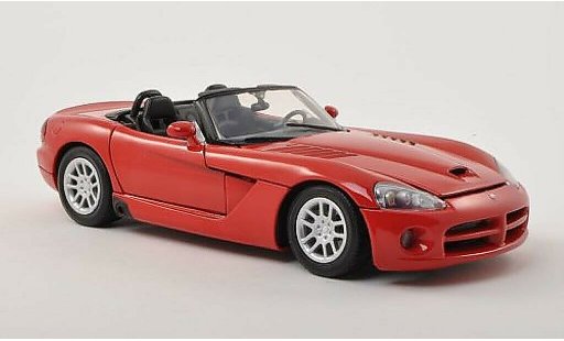 Dodge Viper SRT 10 1/18 Motormax - red 2003 diecast model cars