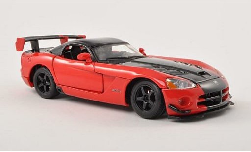 Dodge Viper ACR 1/24 Burago SRT10 red/black diecast model cars