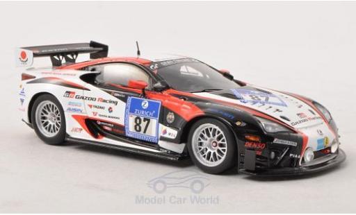 Diecast model cars Lexus LFA Gazoo Racing No.87 24h N&Atilde;&frac14;rburgring 2011 T.Kinoshita/J.Wakisaka/A.Lotterer 1/43 Ebbro