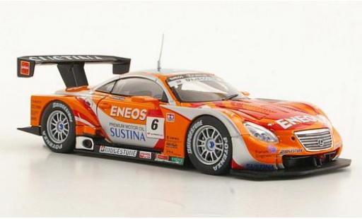 Diecast model cars Lexus SC 430 No.6 Eneos Sustina Super GT 500 2011 1/43 Ebbro