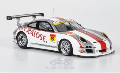 Diecast model cars Porsche 911 GT3 R No.15 Sucralose Super GT 300 2011 1/43 Ebbro