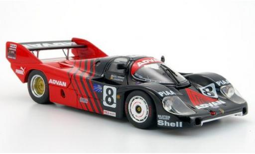 Diecast model cars Porsche 956 Base No.8 Advan Advan WEC Japan 1983 1/43 Ebbro
